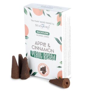 Plant Based Backflow Incense Cones – Apple & Cinnamon | www.artisan-gifts.co.uk 1