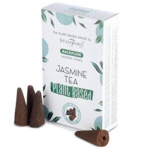 Plant Based Backflow Incense Cones – Jasmine Tea | www.artisan-gifts.co.uk 1