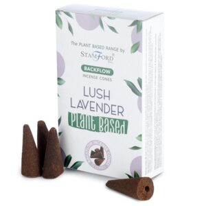Plant Based Backflow Incense Cones – Lush Lavender | www.artisan-gifts.co.uk 1