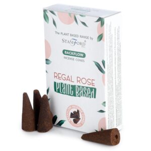 Plant Based Backflow Incense Cones – Regal Rose | www.artisan-gifts.co.uk 1