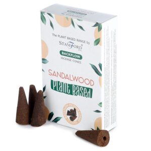 Plant Based Backflow Incense Cones – Sandalwood | www.artisan-gifts.co.uk 1