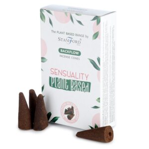 Plant Based Backflow Incense Cones – Sensuality | www.artisan-gifts.co.uk 1