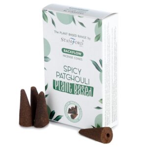 Plant Based Backflow Incense Cones – Spicy Patchouli | www.artisan-gifts.co.uk 1