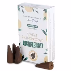 Plant Based Backflow Incense Cones – Sweet Frankincense | www.artisan-gifts.co.uk 1