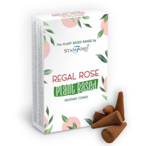 Plant Based Incense Cones – Regal Rose | www.artisan-gifts.co.uk 1