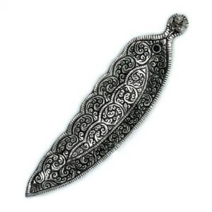 Polished Aluminium Buddha Long Shaped Incense Holder 23cm | www.artisan-gifts.co.uk 1