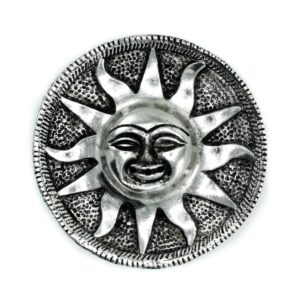Polished Aluminium Sun Incense Holder 9m | www.artisan-gifts.co.uk 1