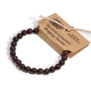Power Bracelet – Blood Garnet | www.artisan-gifts.co.uk 1