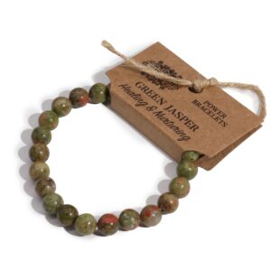 Power Bracelet – Green Jasper | www.artisan-gifts.co.uk 1