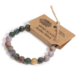 Power Bracelet – Moss Agate | www.artisan-gifts.co.uk 1