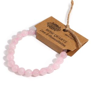 Power Bracelet – Rose Quartz | www.artisan-gifts.co.uk 1