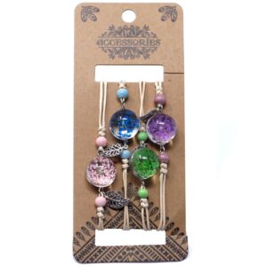 Pressed Flowers – Pretty Flower & Leaf Braclet | www.artisan-gifts.co.uk 1