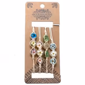 Pressed Flowers – Tri-Flower Braclet | www.artisan-gifts.co.uk 1