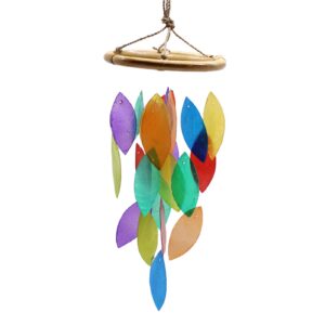 Rainbow Leaf & Bamboo Drop | www.artisan-gifts.co.uk 1