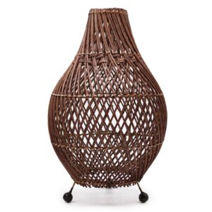 Rattan Table Lamps – Dark Brown | www.artisan-gifts.co.uk 1