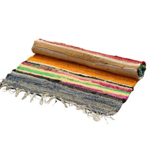 Room Rag Rug – 150x200cm – premium quality – Rainbow Colours | www.artisan-gifts.co.uk