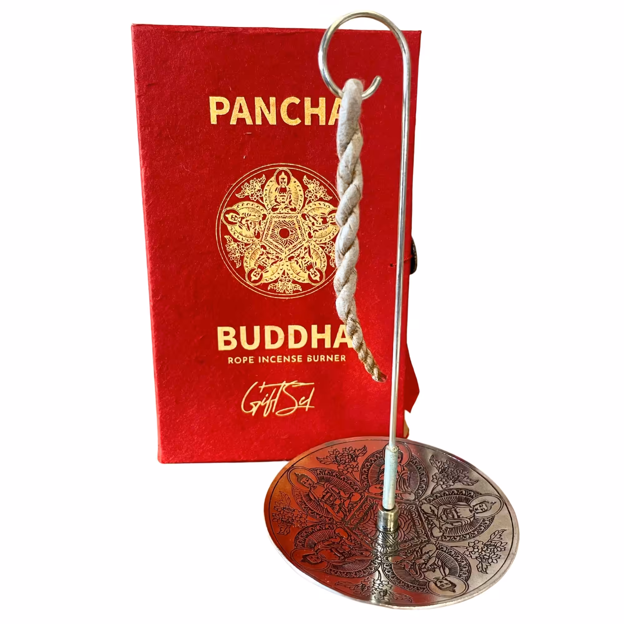Rope Incense and Silver Plated Holder Set – Pancha Buddha | www.artisan-gifts.co.uk 2 Rope Incense and Silver Plated Holder Set – Pancha Buddha | www.artisan-gifts.co.uk 1