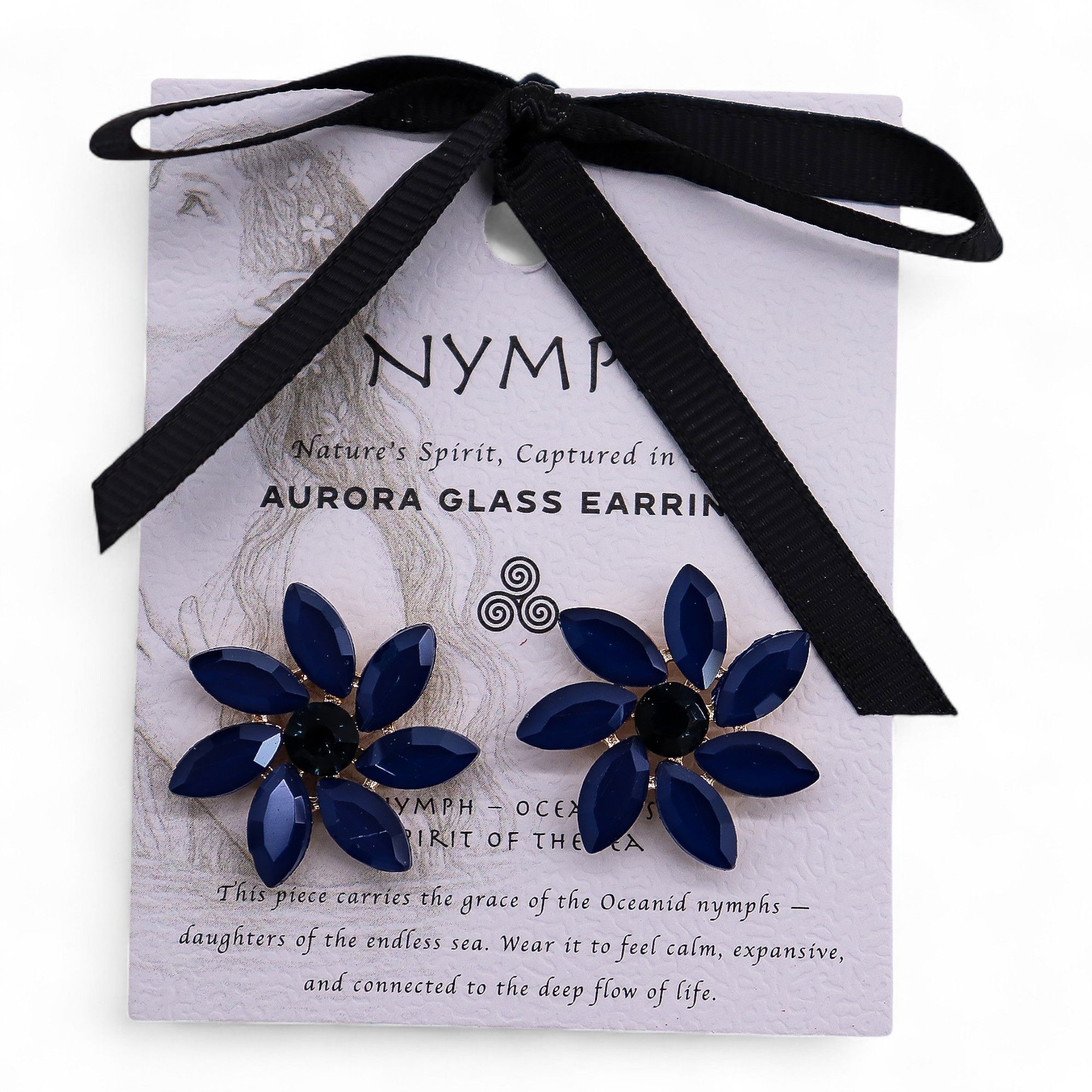 Royal Blue – Vintage Glass – Flowers – Earrings | www.artisan-gifts.co.uk 2 Royal Blue – Vintage Glass – Flowers – Earrings | www.artisan-gifts.co.uk 1
