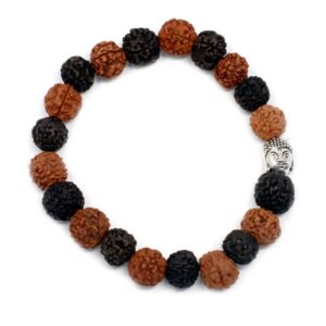 Rudraksha Buddah Bangle Mala – Mix | www.artisan-gifts.co.uk 1