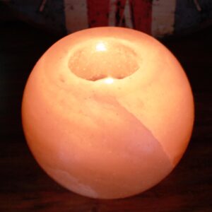 Salt Candle Holder – Round | www.artisan-gifts.co.uk