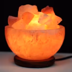 Salt Fire Bowl and Chunks – 15cm x 9cm | www.artisan-gifts.co.uk 1