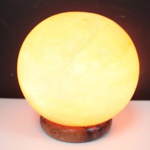 Salt Lamp Ball – Big Wooden Base | www.artisan-gifts.co.uk 1