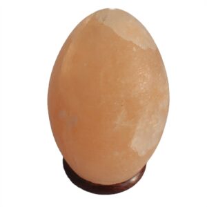 Salt Lamp Egg – Wooden Base | www.artisan-gifts.co.uk 1