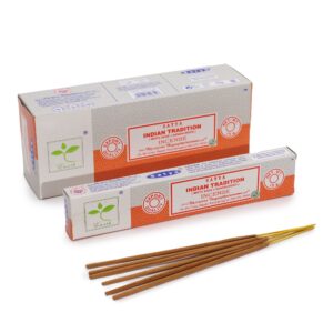 Satya Incense 15gm – Indian Tradition (White Sage & Sandalwood) | www.artisan-gifts.co.uk