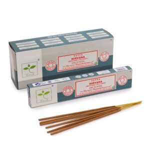 Satya Incense 15gm – Nirvana (White Sage & Palo Santo) | www.artisan-gifts.co.uk 1
