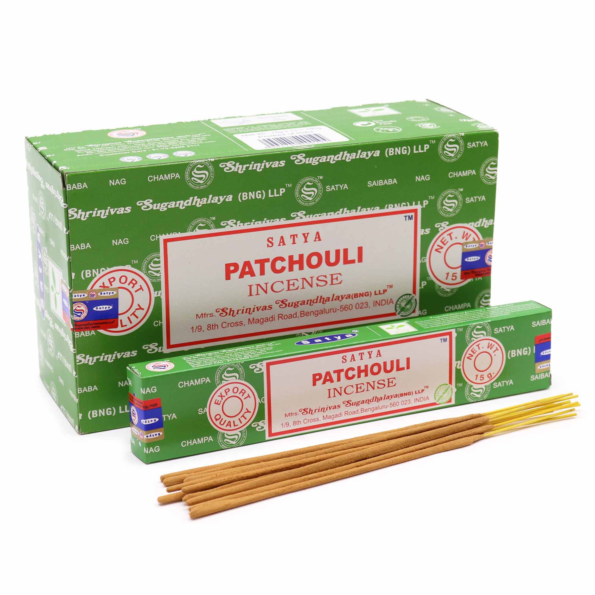 Satya Incense 15gm – Patchouli | www.artisan-gifts.co.uk 2 Satya Incense 15gm – Patchouli | www.artisan-gifts.co.uk 1
