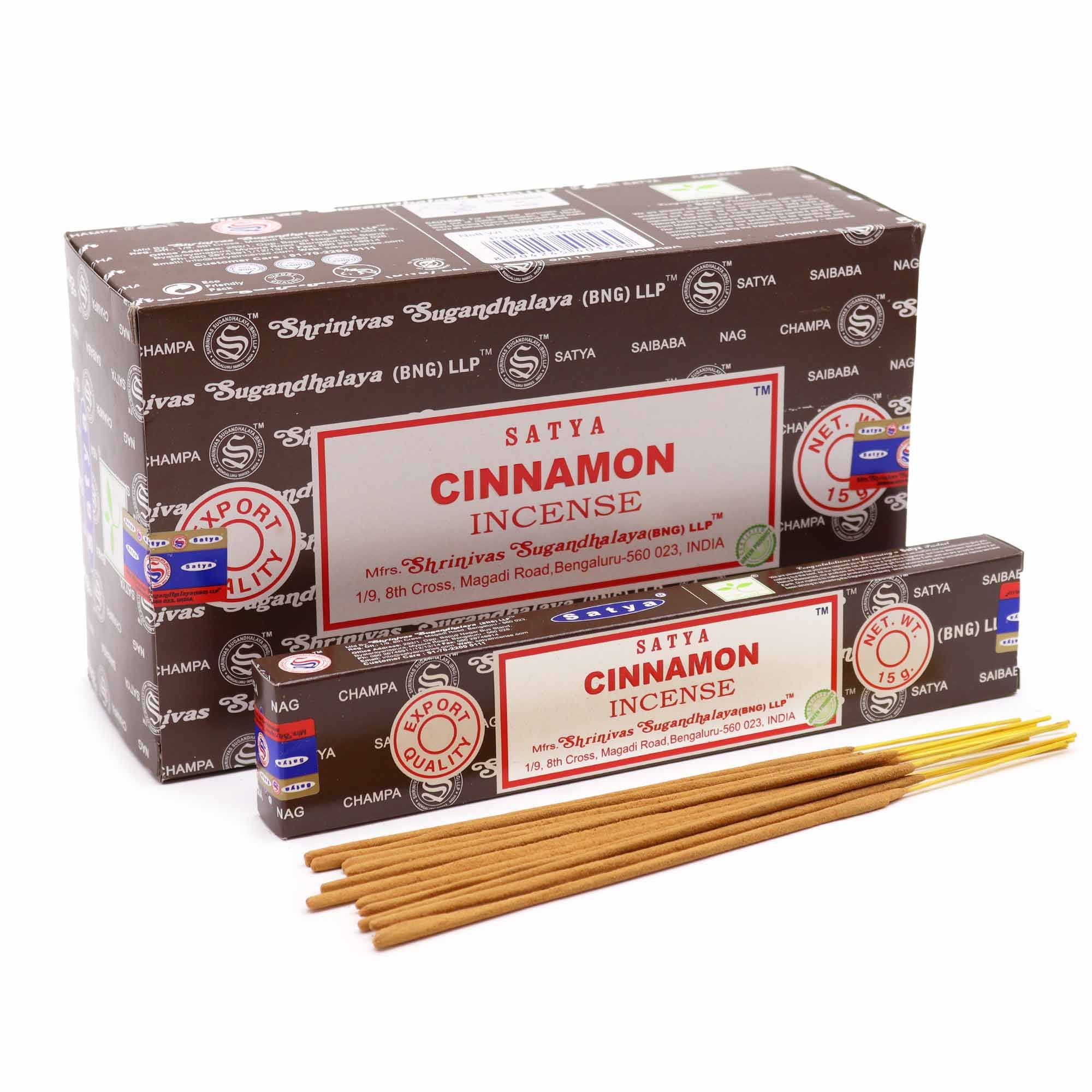 Satya Incense Sticks 15g – Cinnamon | www.artisan-gifts.co.uk 3 Satya Incense Sticks 15g – Cinnamon | www.artisan-gifts.co.uk 2