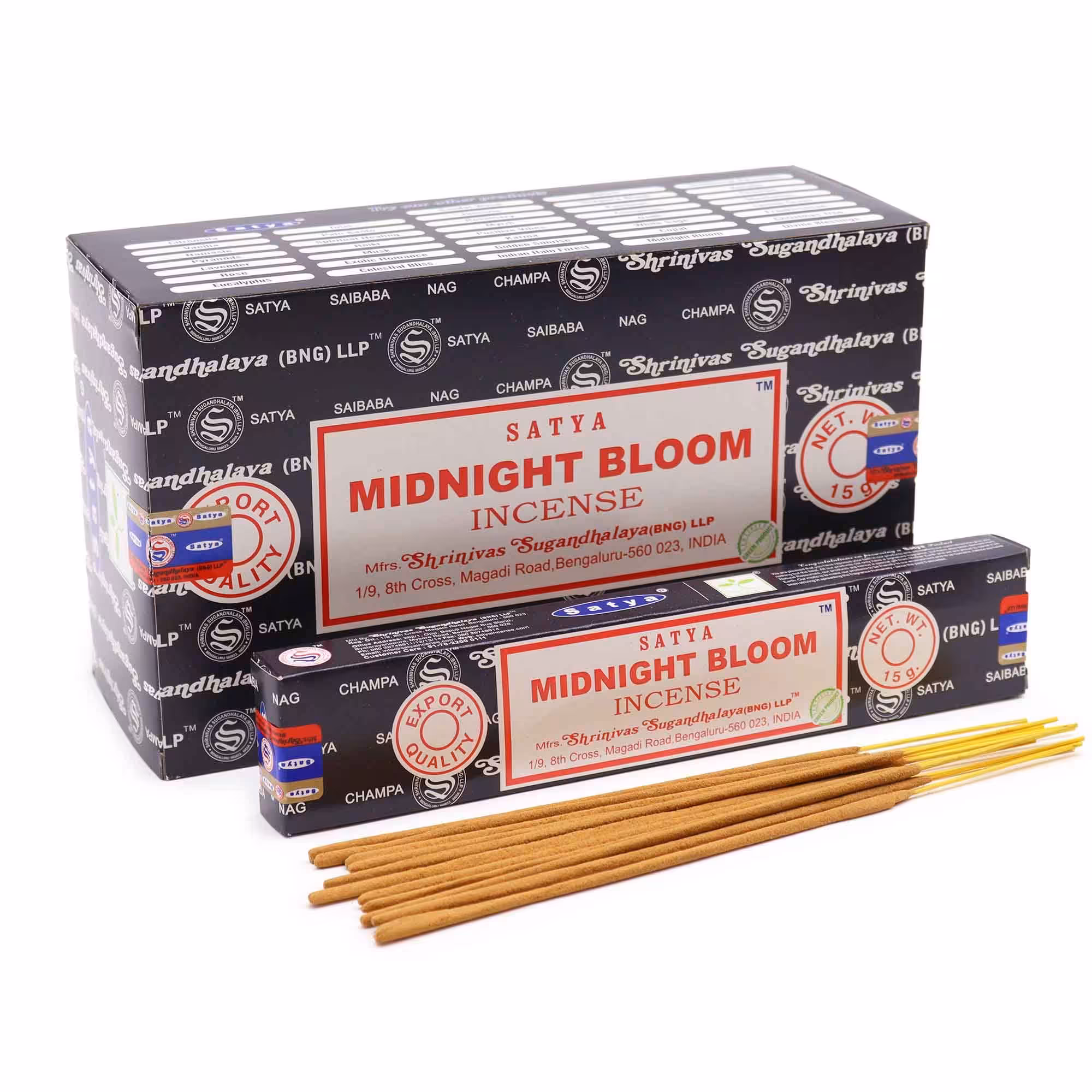 Satya Incense Sticks 15g – Midnight Blossom | www.artisan-gifts.co.uk 3 Satya Incense Sticks 15g – Midnight Blossom | www.artisan-gifts.co.uk 2