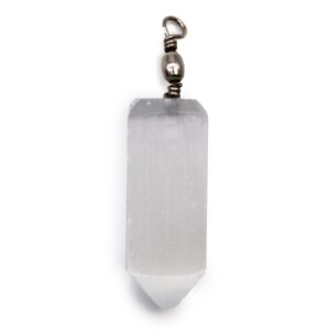 Selenite Obelisk Pendant | www.artisan-gifts.co.uk 1