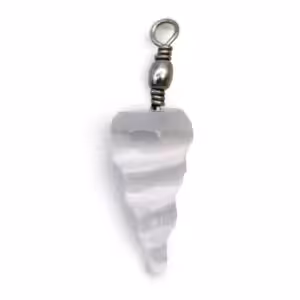 Selenite Spiral Pendant | www.artisan-gifts.co.uk 1