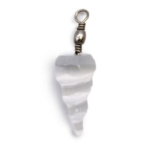 Selenite Spiral Pendant | www.artisan-gifts.co.uk 1