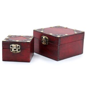 Set of 2 Gothic Square Boxes | www.artisan-gifts.co.uk 1