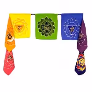 Seven Flags – Chakra 7x(32x23cm) | www.artisan-gifts.co.uk