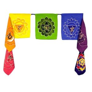 Seven Flags – Chakra 7x(32x23cm) | www.artisan-gifts.co.uk