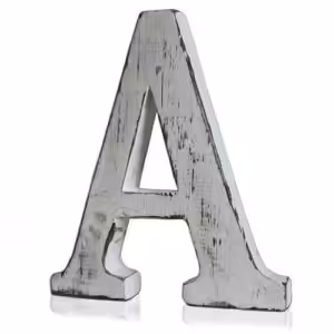 Shabby Chic Letters – A | www.artisan-gifts.co.uk