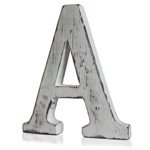 Shabby Chic Letters – A | www.artisan-gifts.co.uk