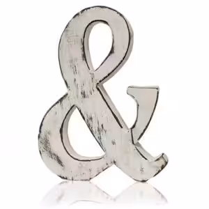 Shabby Chic Letters – & | www.artisan-gifts.co.uk