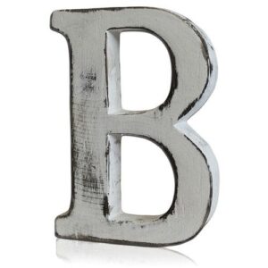 Shabby Chic Letters – B | www.artisan-gifts.co.uk