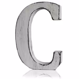 Shabby Chic Letters – C | www.artisan-gifts.co.uk