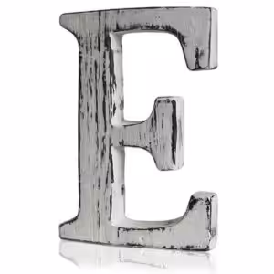 Shabby Chic Letters – E | www.artisan-gifts.co.uk