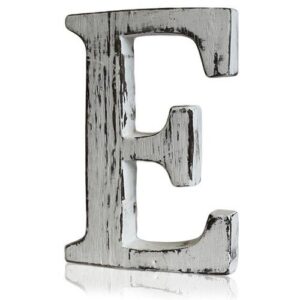 Shabby Chic Letters – E | www.artisan-gifts.co.uk
