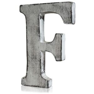 Shabby Chic Letters – F | www.artisan-gifts.co.uk