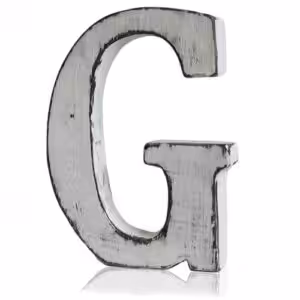 Shabby Chic Letters – G | www.artisan-gifts.co.uk