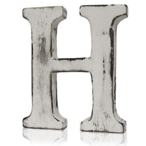 Shabby Chic Letters – H | www.artisan-gifts.co.uk