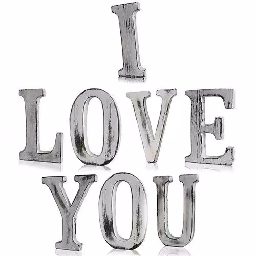 Shabby Chic Letters – I LOVE YOU (8) | www.artisan-gifts.co.uk 2 Shabby Chic Letters – I LOVE YOU (8) | www.artisan-gifts.co.uk