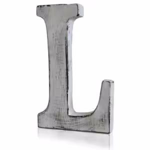 Shabby Chic Letters – L | www.artisan-gifts.co.uk